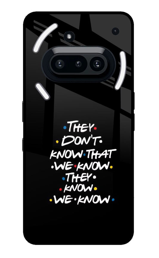 FRIENDS Dialogue Nothing Phone 3A Back Cover