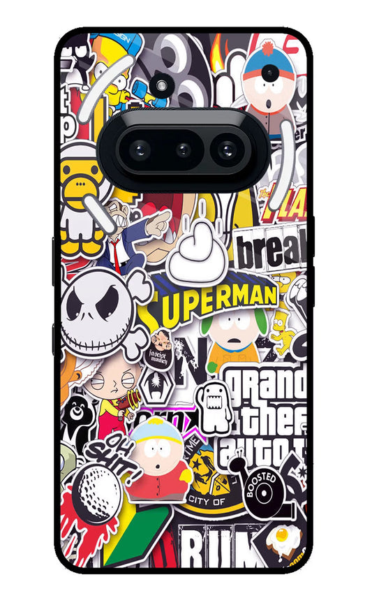 Sticker Bomb Nothing Phone 3A Glass Case
