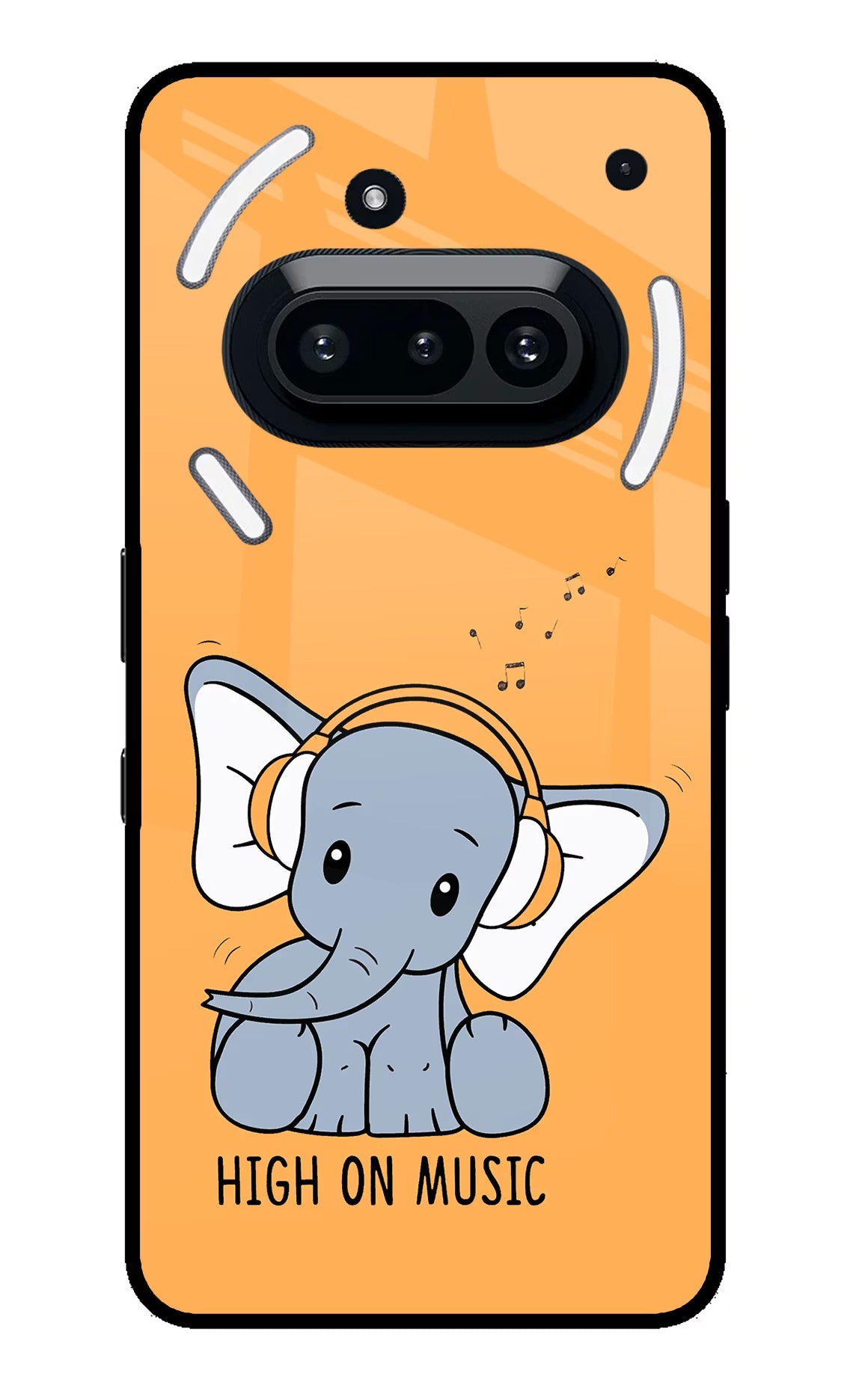 High On Music Nothing Phone 3A Back Cover