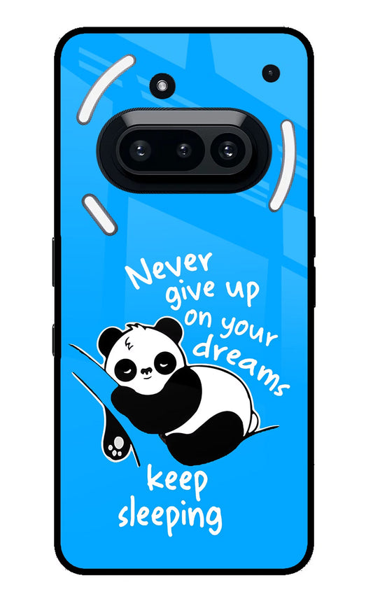 Keep Sleeping Nothing Phone 3A Back Cover