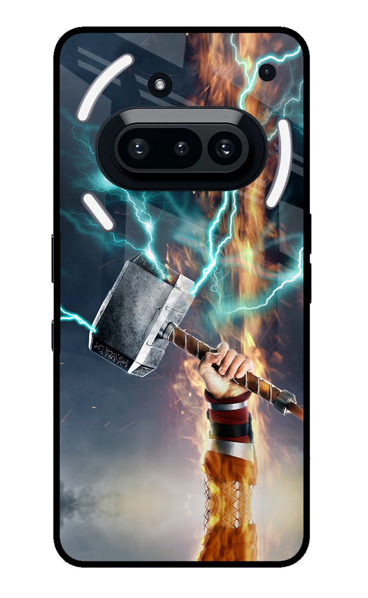 Thor Hammer Mjolnir Nothing Phone 3A Glass Case