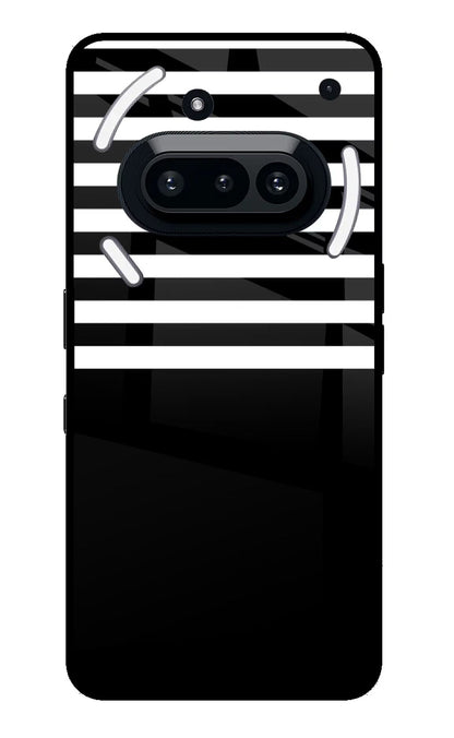 Black and White Print Nothing Phone 3A Back Cover