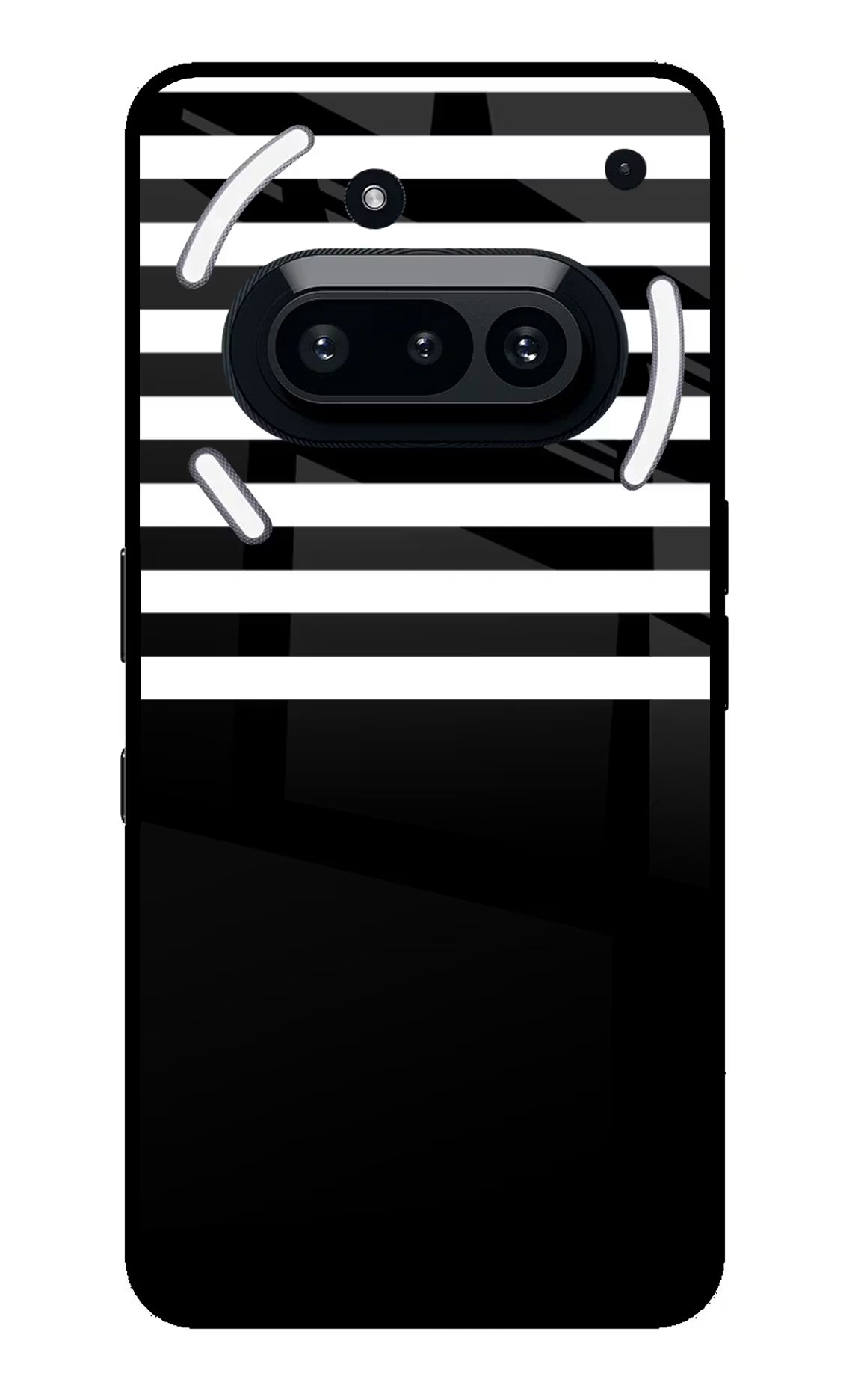 Black and White Print Nothing Phone 3A Glass Case