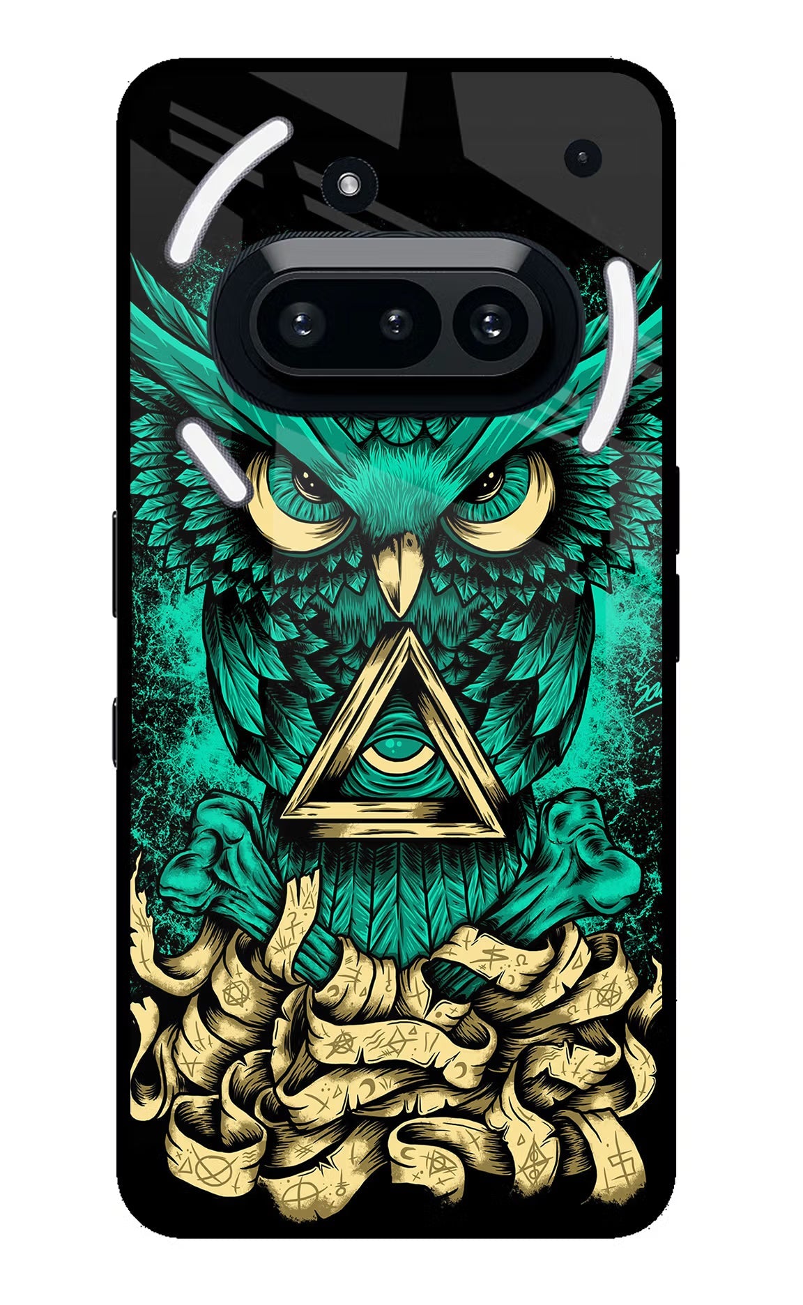 Green Owl Nothing Phone 3A Back Cover