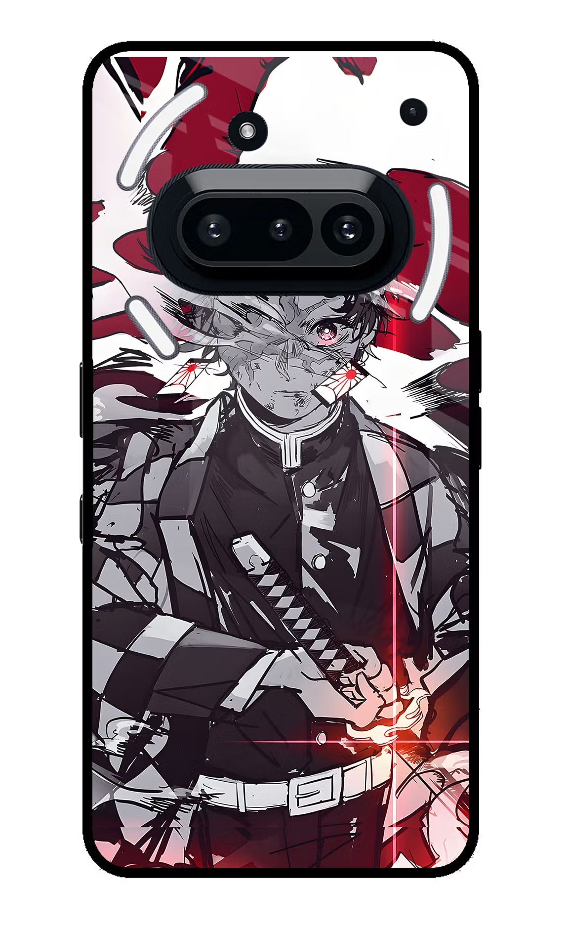 Demon Slayer Nothing Phone 3A Glass Case