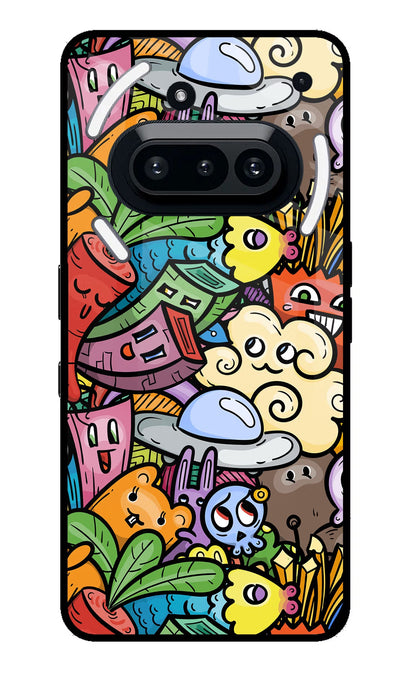 Veggie Doodle Nothing Phone 3A Back Cover