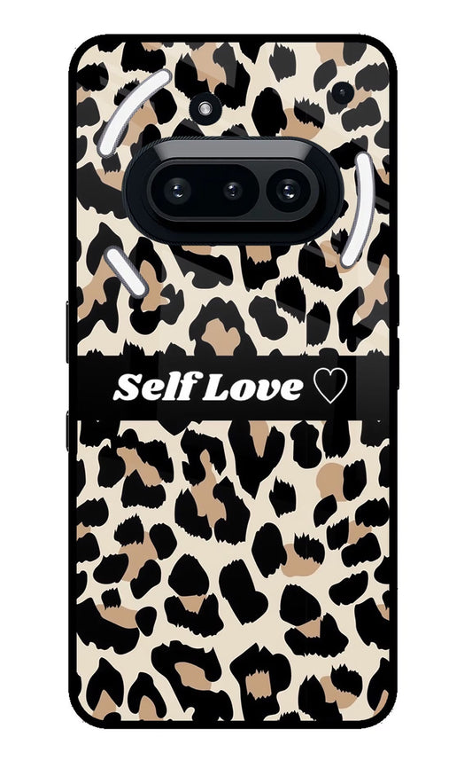 Leopard Print Self Love Nothing Phone 3A Back Cover