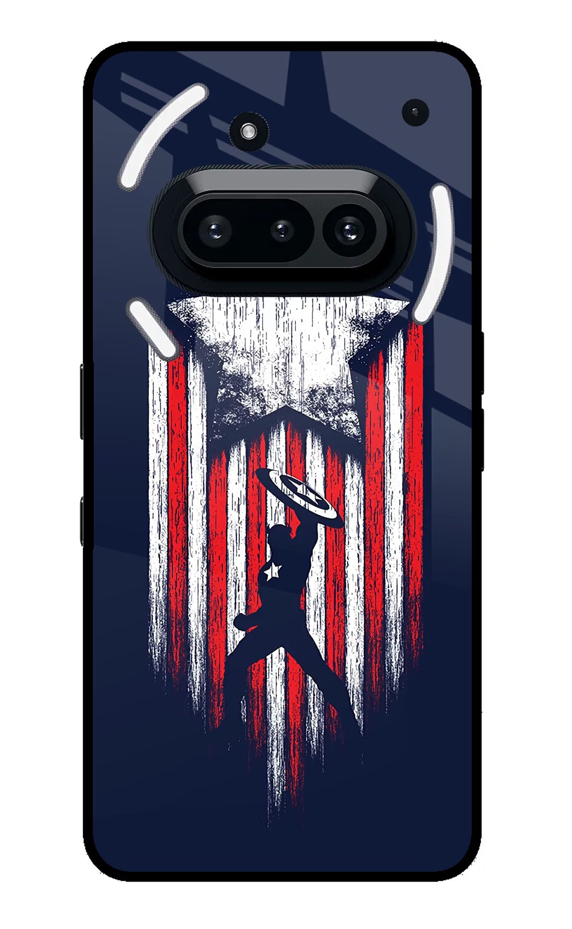 Captain America Marvel Art Nothing Phone 3A Back Cover