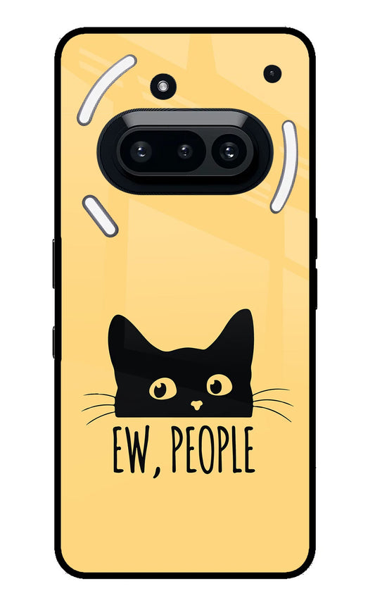 Ew People Catitude Nothing Phone 3A Glass Case