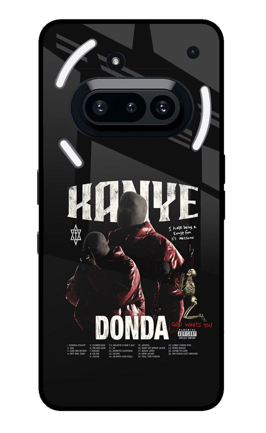 Donda Kanye West Nothing Phone 3A Glass Case