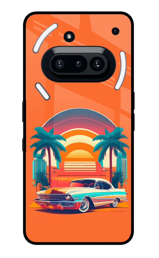 Palm Drive 80s Nothing Phone 3A Back Cover