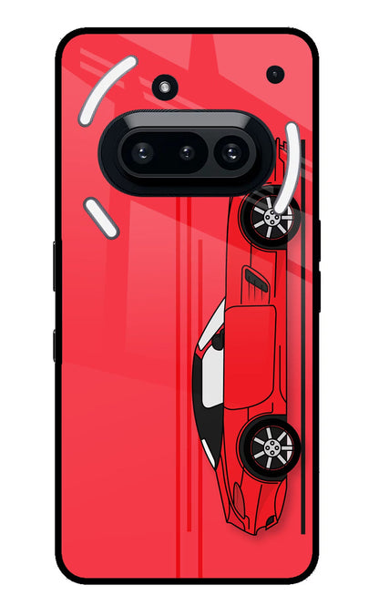 Red Velocity Nothing Phone 3A Back Cover