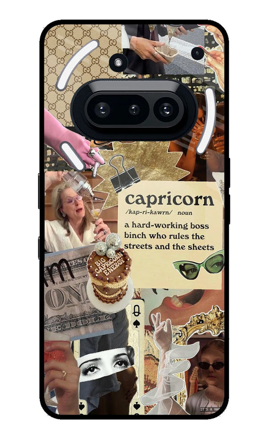 Capricorn Zodiac Nothing Phone 3A Back Cover