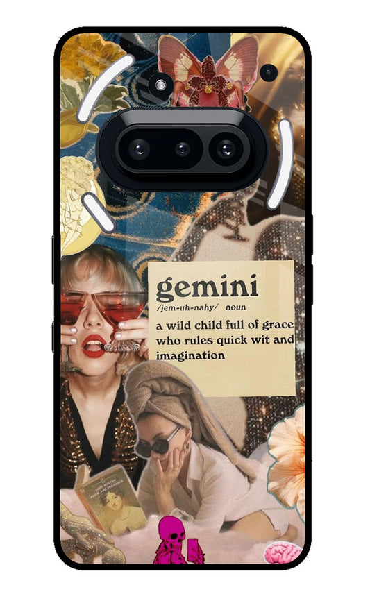 Gemini Zodiac Nothing Phone 3A Back Cover