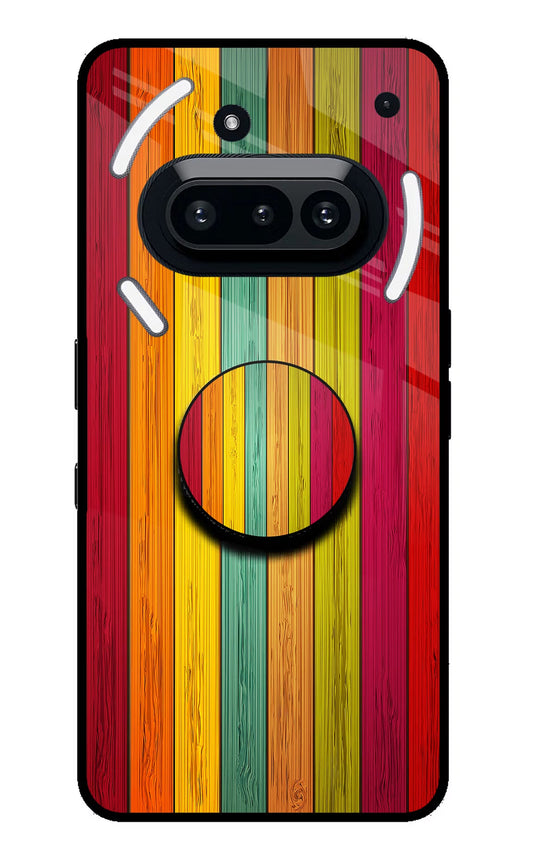 Multicolor Wooden Nothing Phone 3A Pop Case
