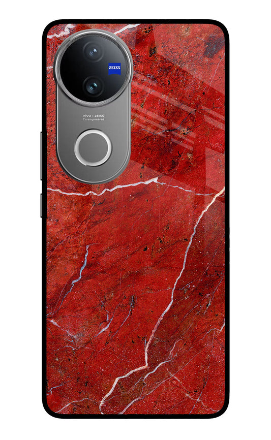 Red Marble Design Vivo V50 5G Glass Case