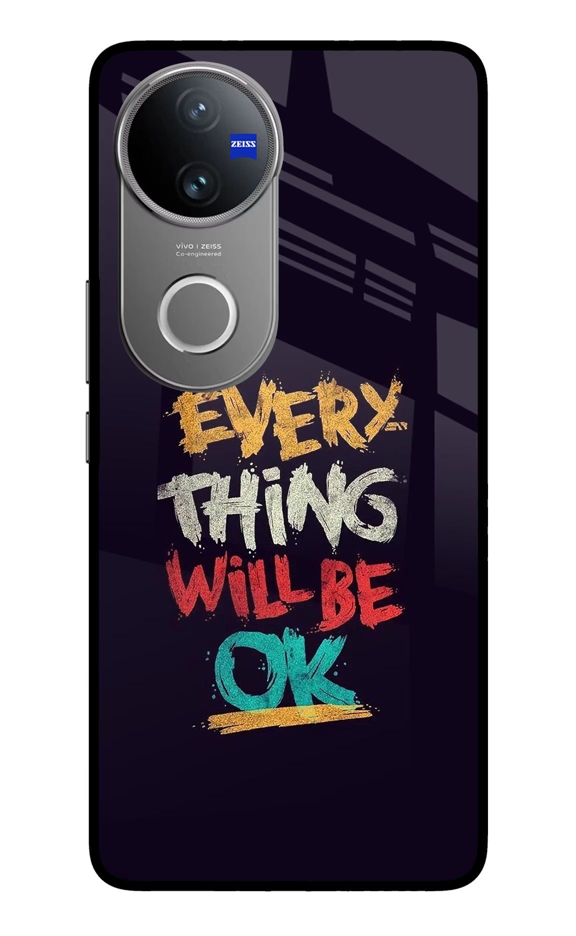 Everything Will Be Ok Vivo V50 5G Glass Case