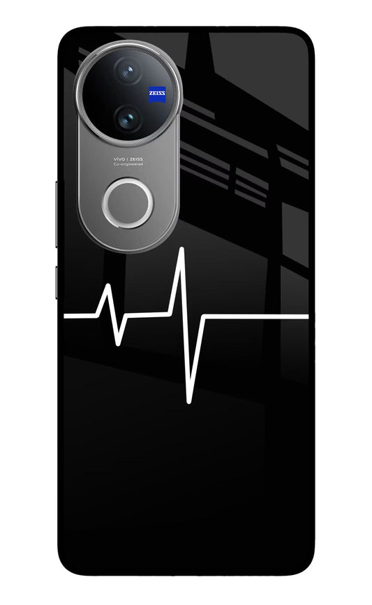 Heart Beats Vivo V50 5G Glass Case