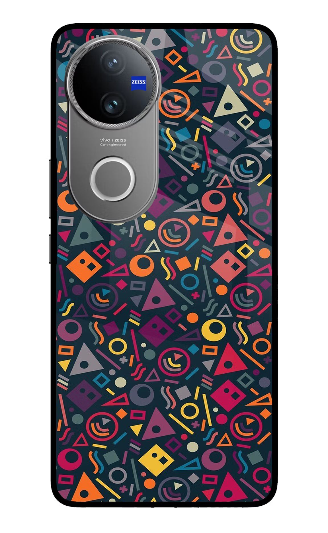 Geometric Abstract Vivo V50 5G Glass Case