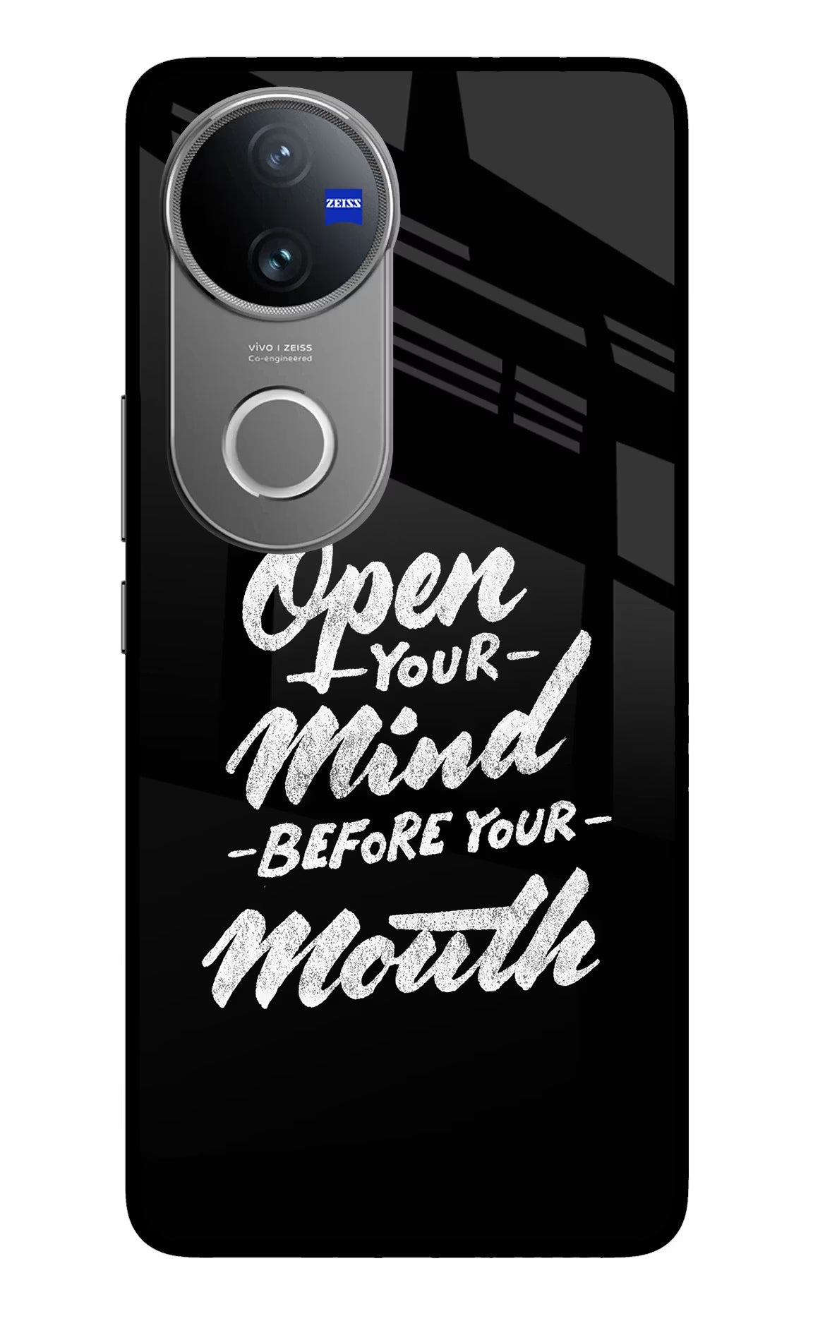 Open Your Mind Before Your Mouth Vivo V50 5G Glass Case
