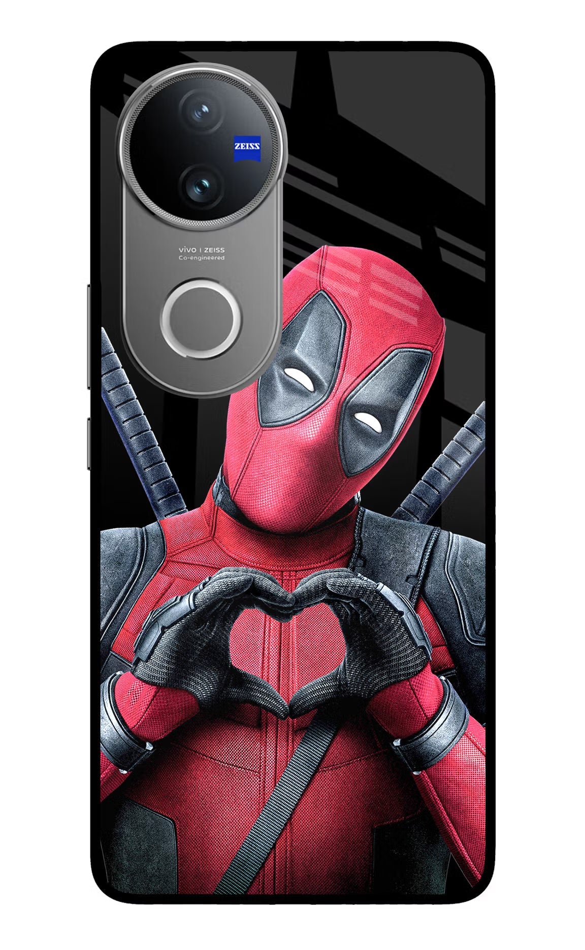 Deadpool Vivo V50 5G Glass Case
