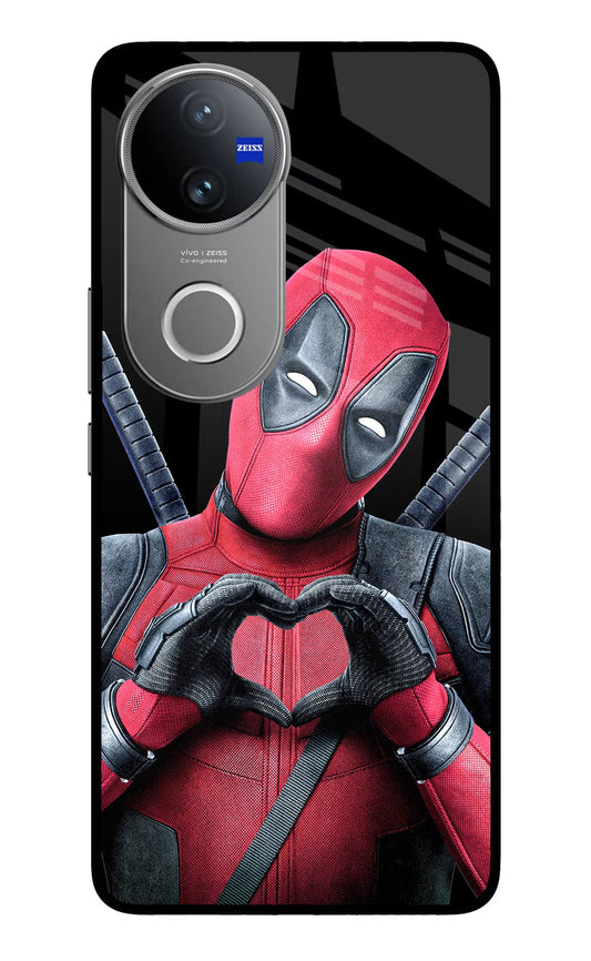Deadpool Vivo V50 5G Glass Case