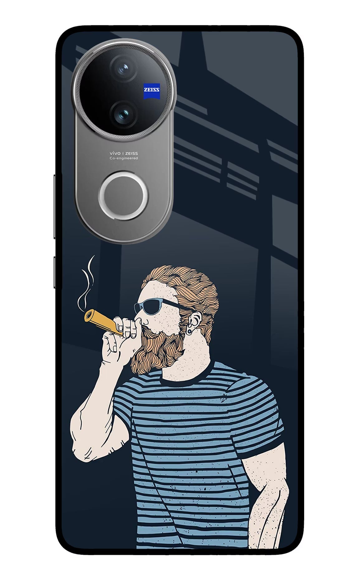 Smoking Vivo V50 5G Glass Case