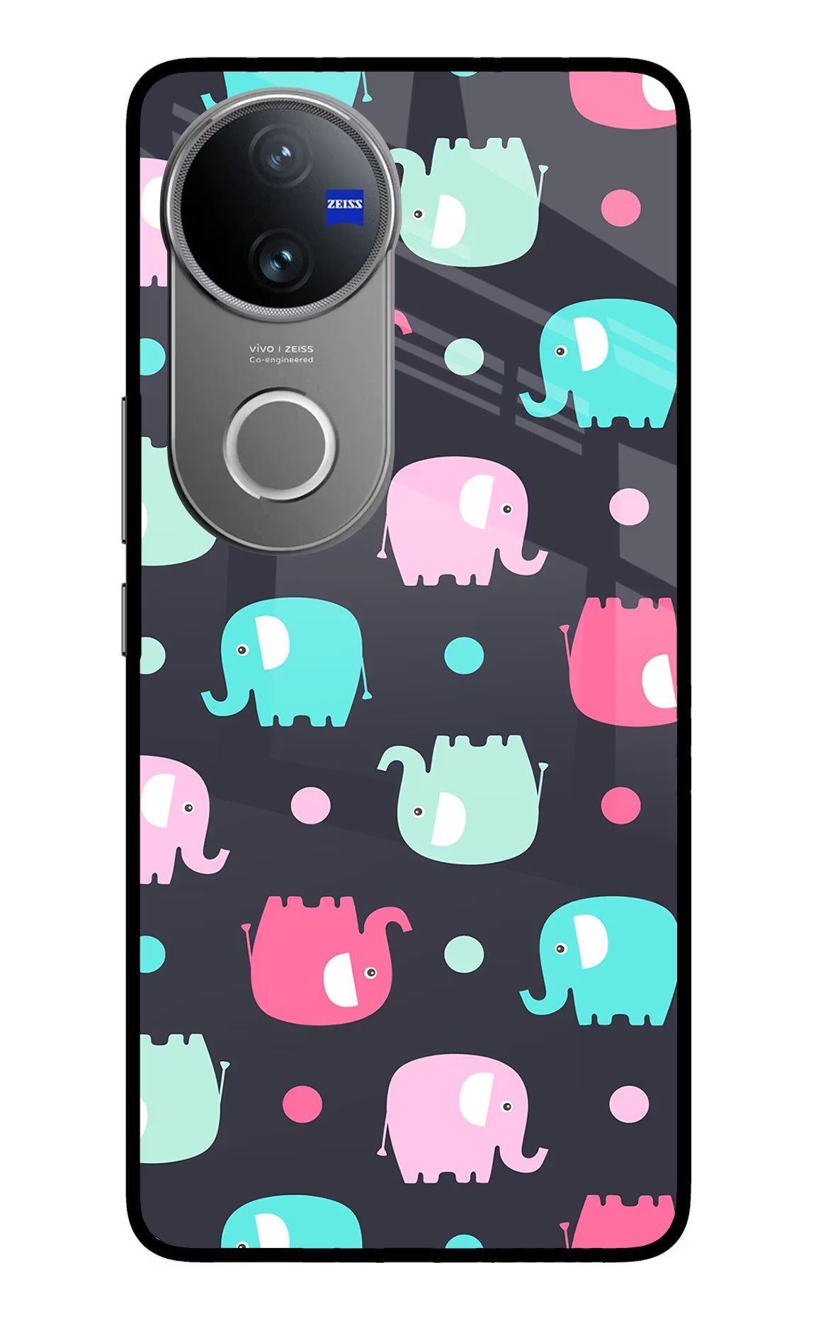 Elephants Vivo V50 5G Back Cover