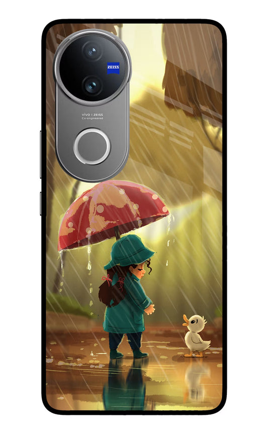 Rainy Day Vivo V50 5G Glass Case