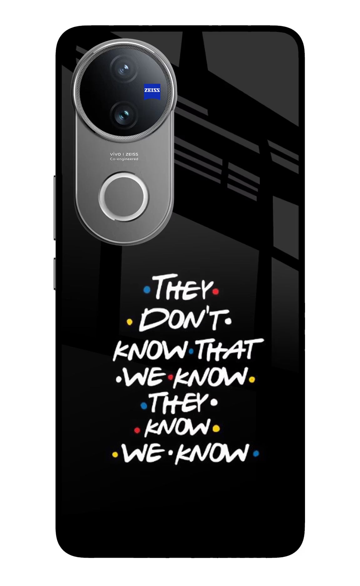 FRIENDS Dialogue Vivo V50 5G Glass Case