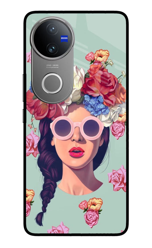 Pretty Girl Vivo V50 5G Glass Case