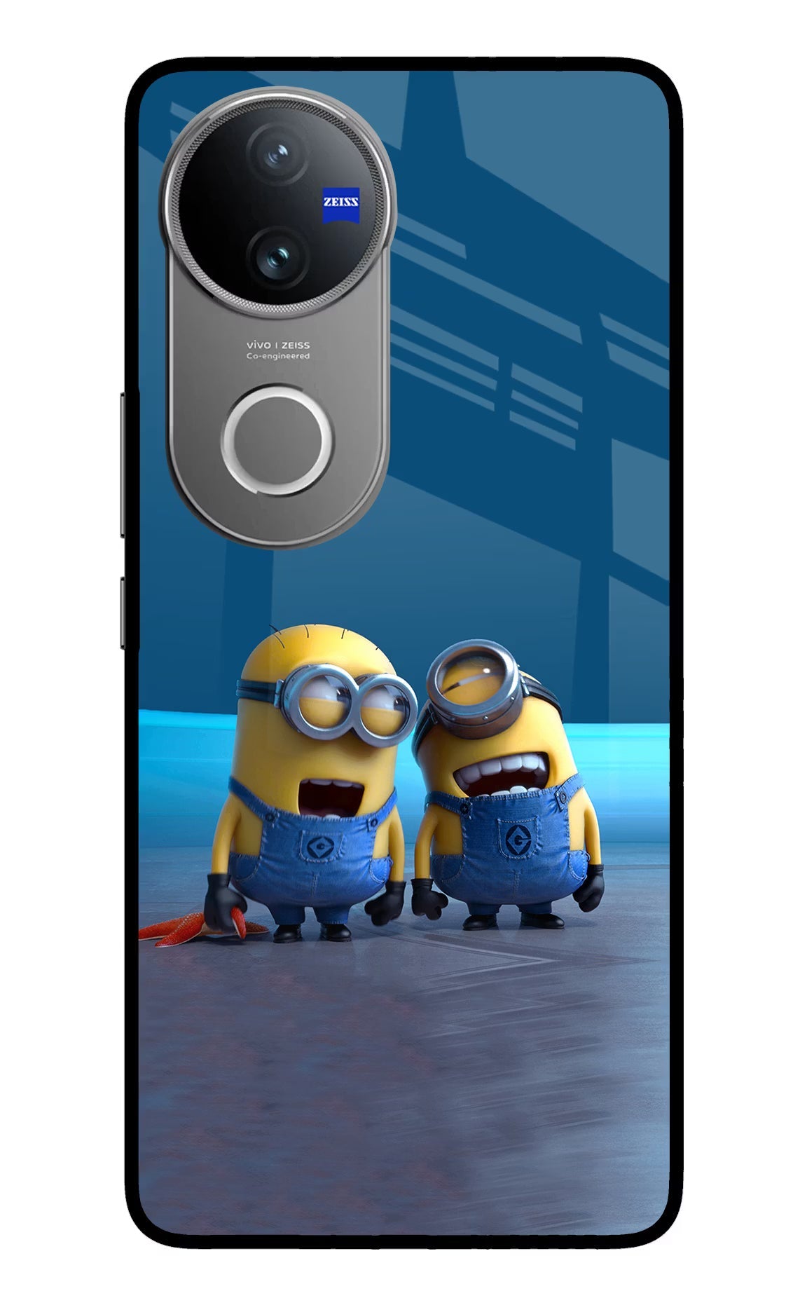 Minion Laughing Vivo V50 5G Glass Case
