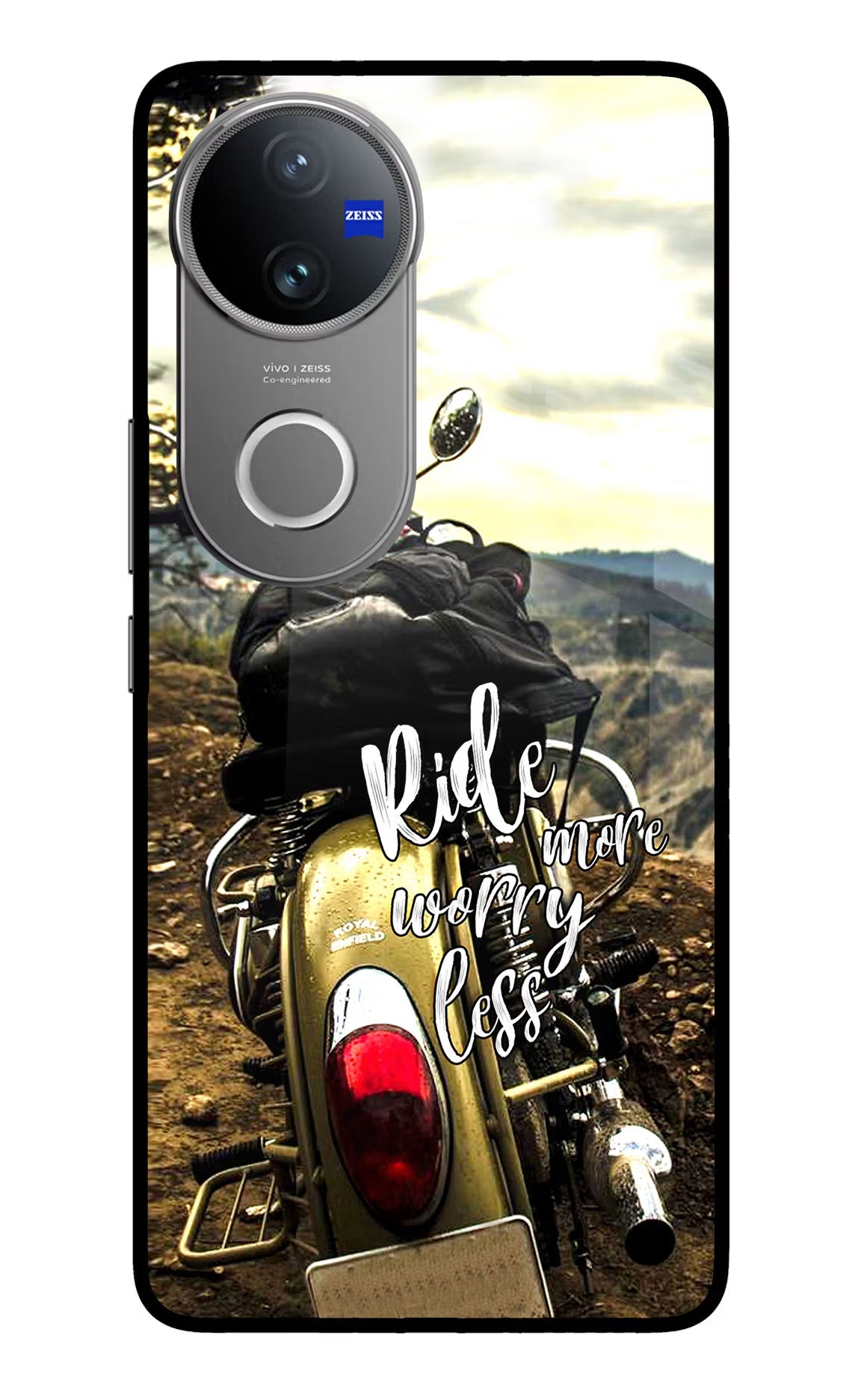 Ride More Worry Less Vivo V50 5G Back Cover