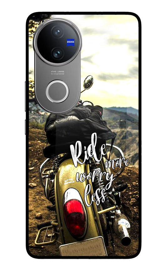 Ride More Worry Less Vivo V50 5G Back Cover