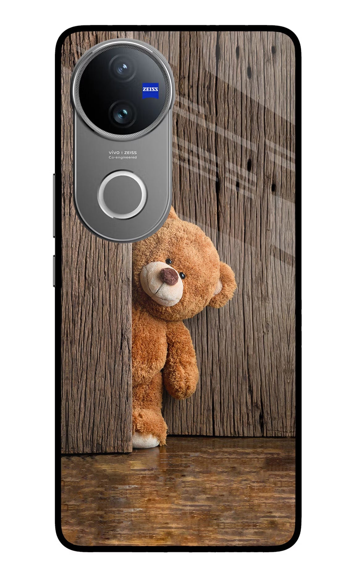 Teddy Wooden Vivo V50 5G Back Cover