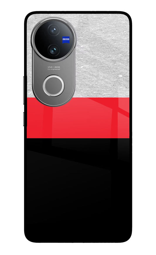 Tri Color Pattern Vivo V50 5G Back Cover