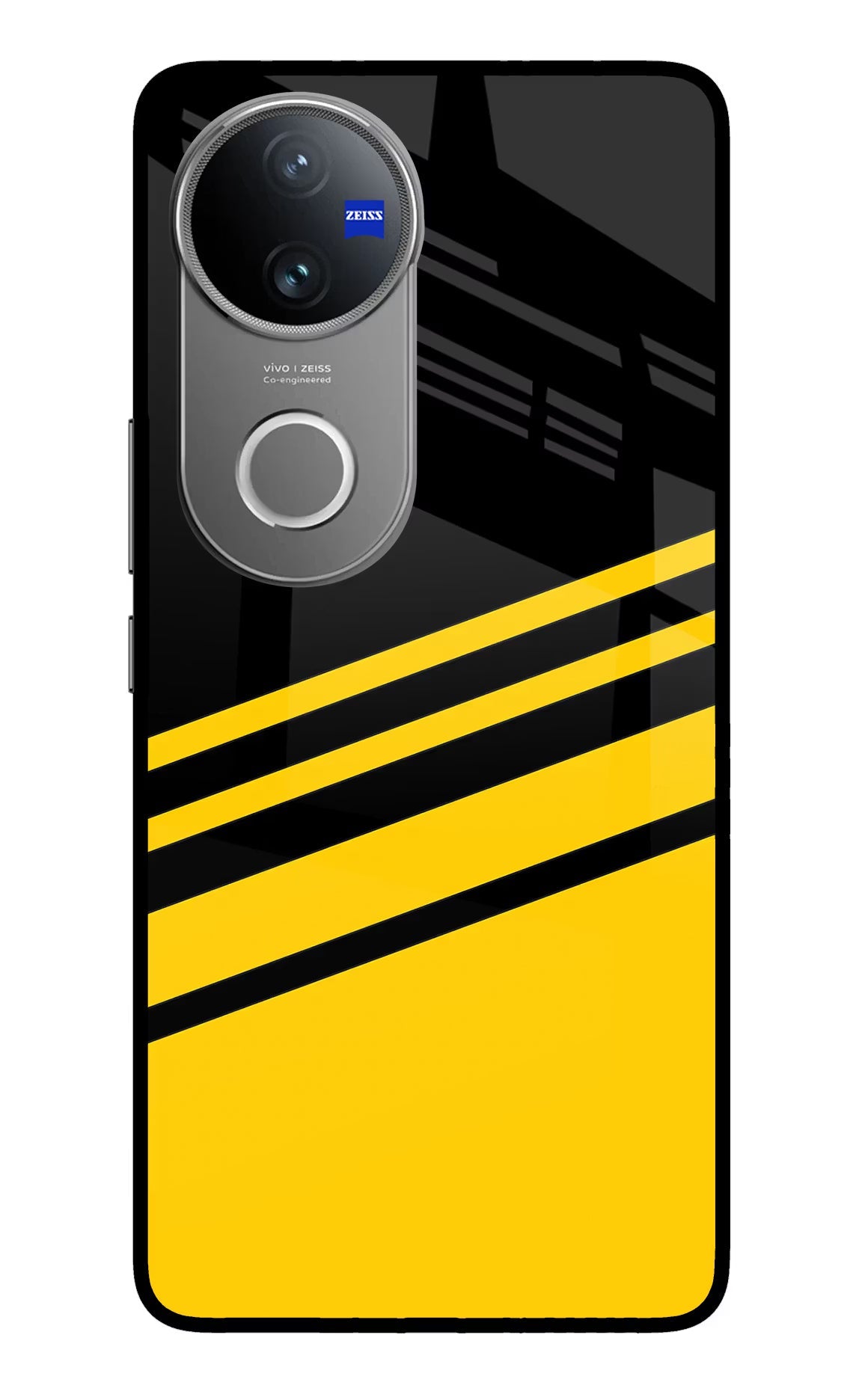 Yellow Shades Vivo V50 5G Glass Case