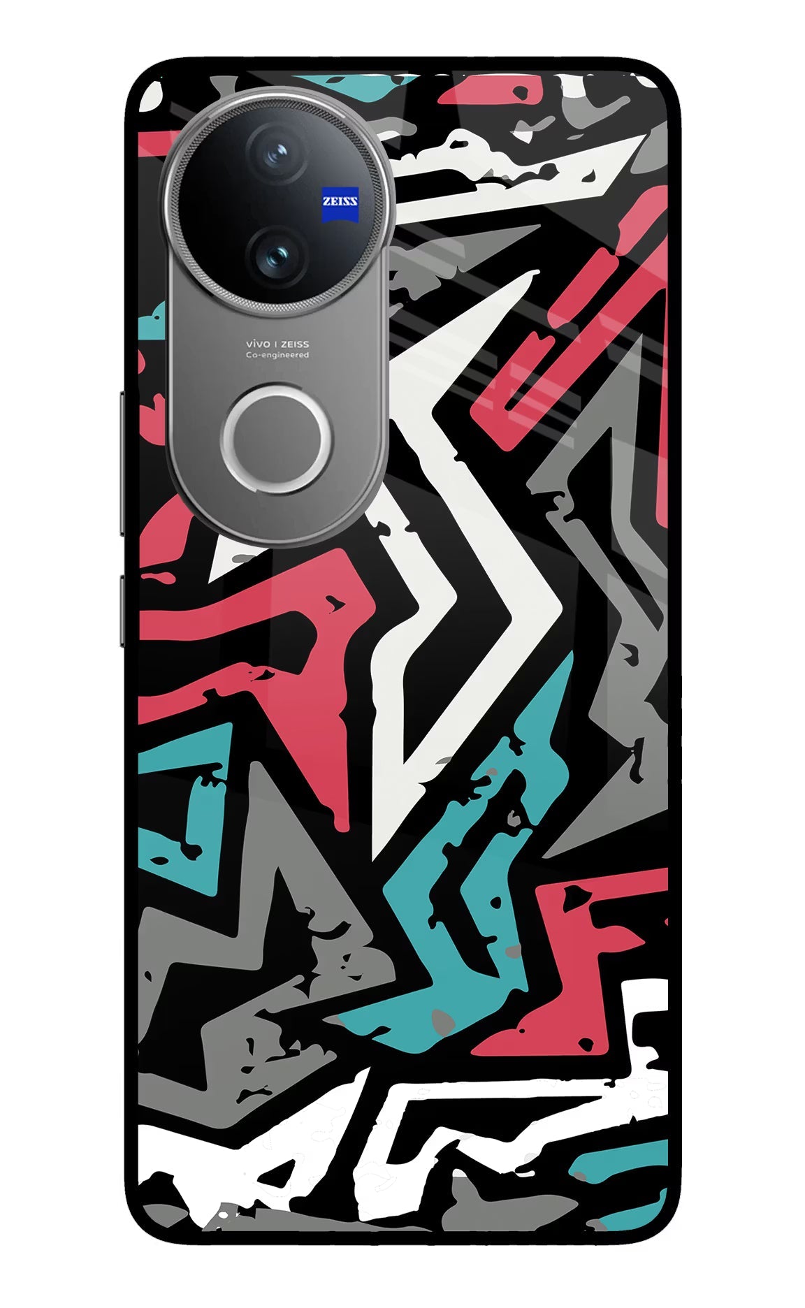 Geometric Graffiti Vivo V50 5G Back Cover