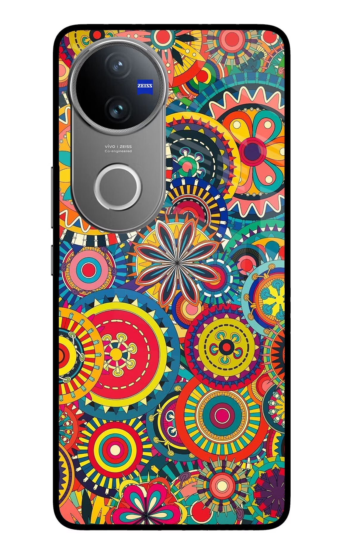 Gol Gol Art Vivo V50 5G Glass Case