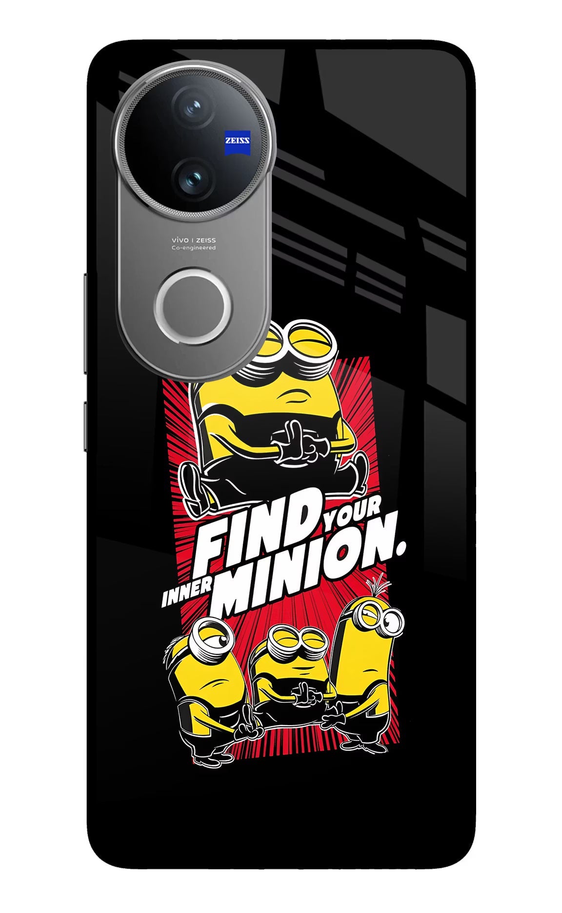 Find your inner Minion Vivo V50 5G Glass Case
