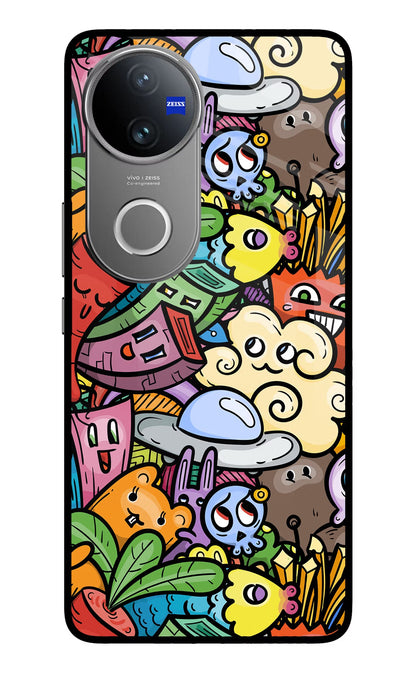 Veggie Doodle Vivo V50 5G Back Cover