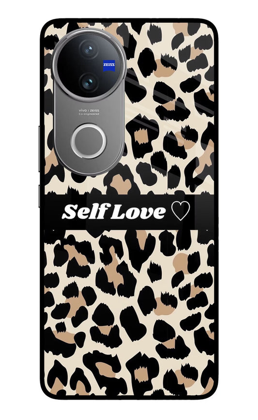 Leopard Print Self Love Vivo V50 5G Back Cover