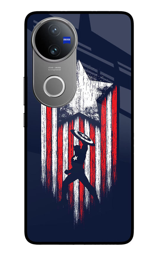 Captain America Marvel Art Vivo V50 5G Back Cover