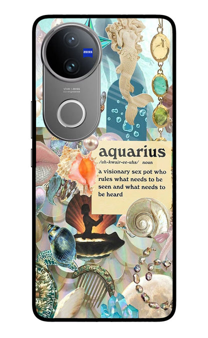 Aquarius Zodiac Vivo V50 5G Back Cover