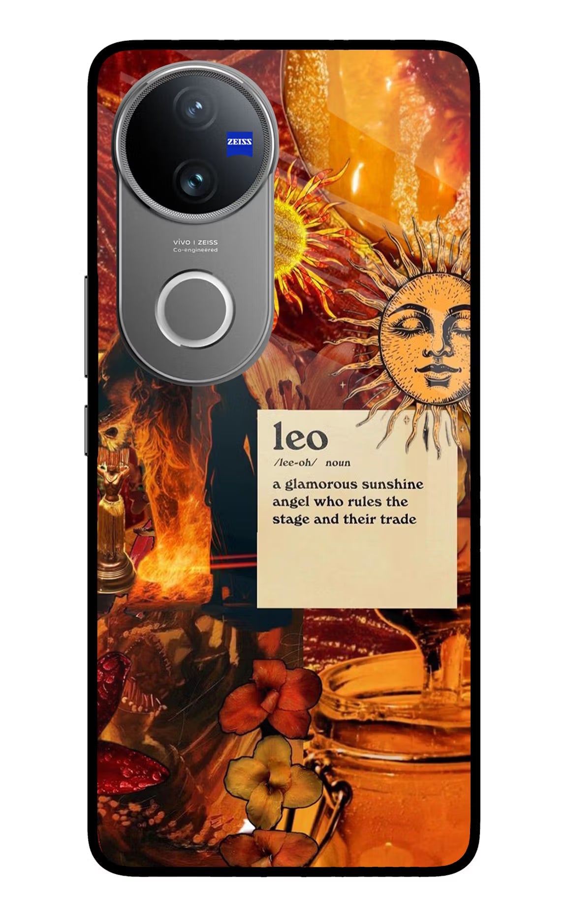 Leo Zodiac Vivo V50 5G Back Cover