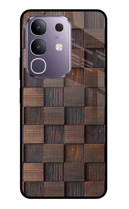 Wooden Cube Design Vivo T4x 5G Back Cover