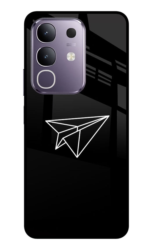 Paper Plane White Vivo T4x 5G Back Cover