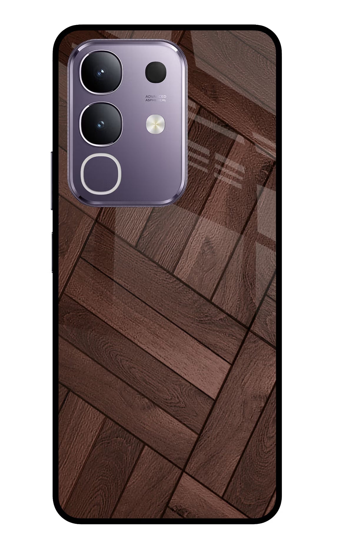 Wooden Texture Design Vivo T4x 5G Back Cover