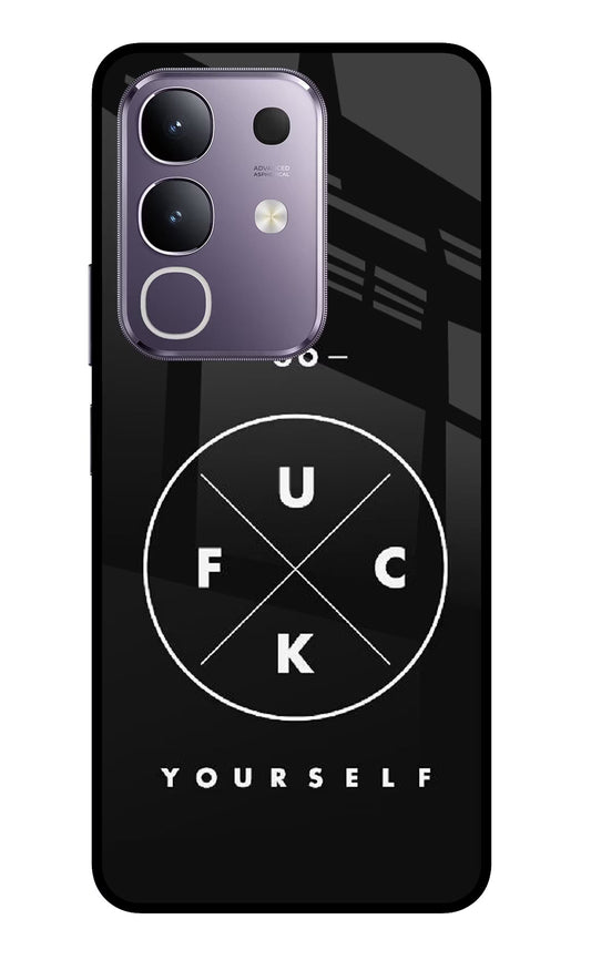 Go Fuck Yourself Vivo T4x 5G Glass Case