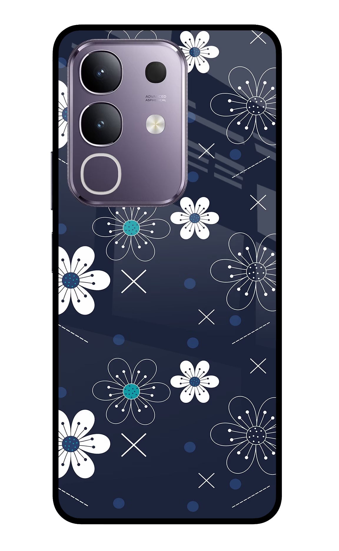 Flowers Vivo T4x 5G Back Cover